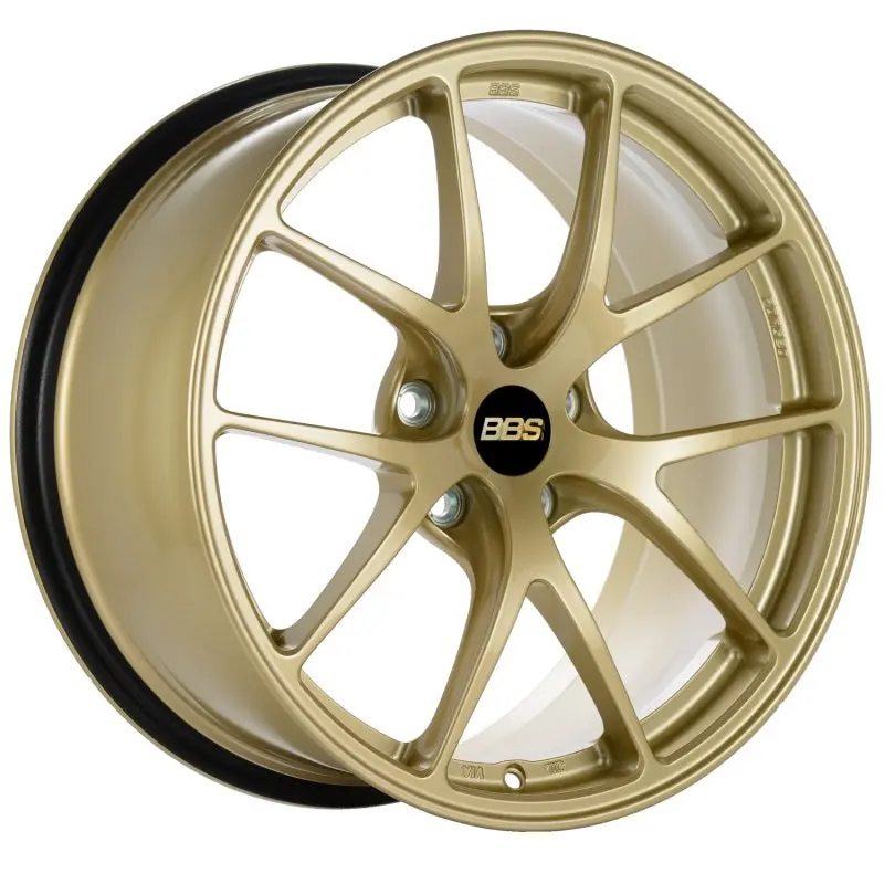 Bbs Ri-A 18X9 5X112 Et38 Gold Wheel -82Mm Pfs/Clip Required 1
