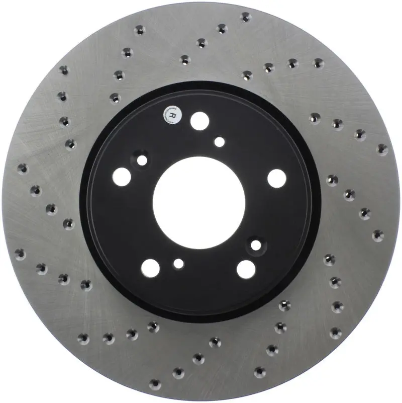Stoptech Drilled Sport Brake Rotor Front Right 13 Honda Accord Sport 1