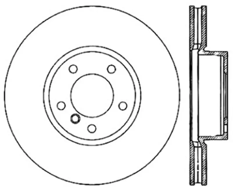 Stoptech Drilled Sport Brake Rotor 1
