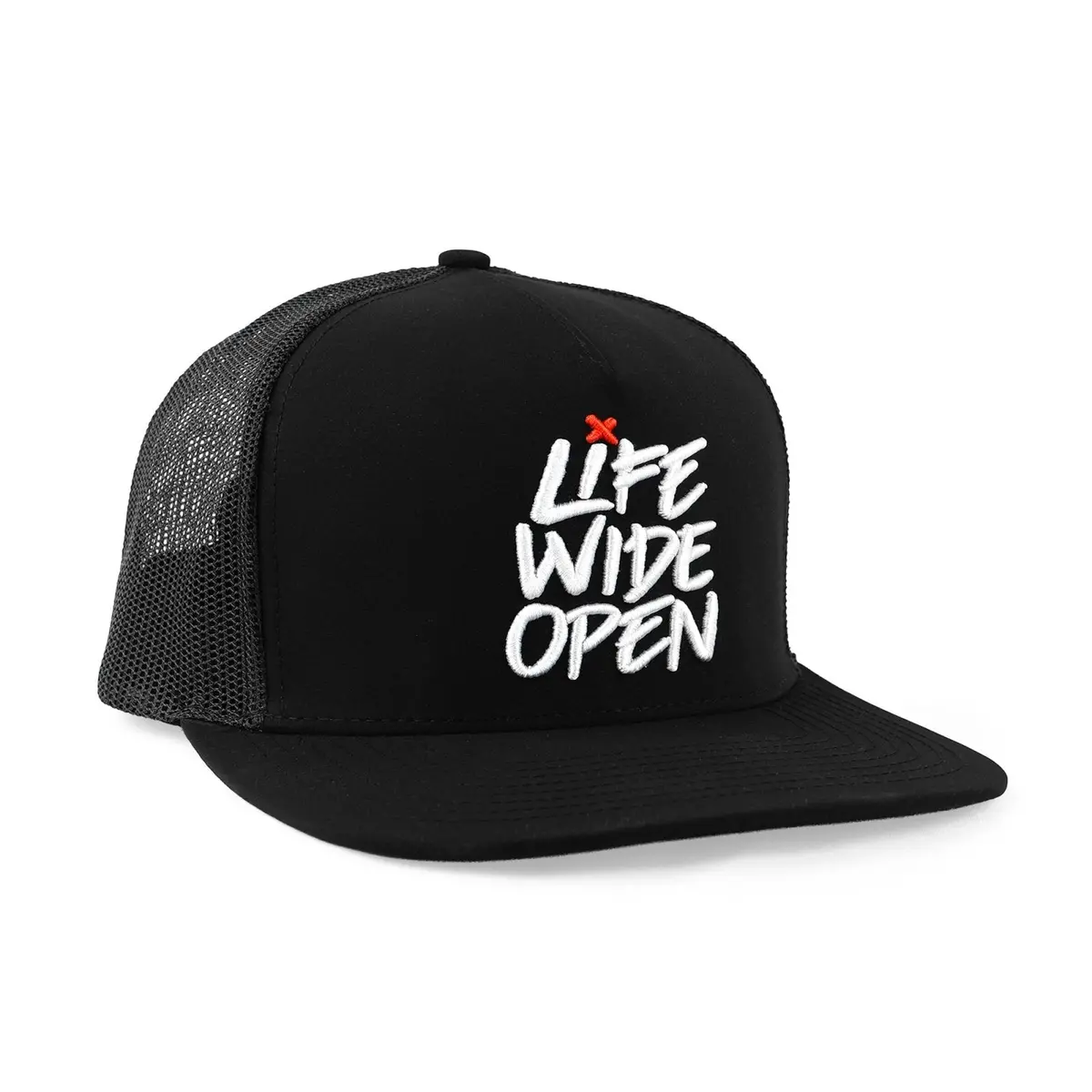 Flat Brim Red X Lwo Hat 1
