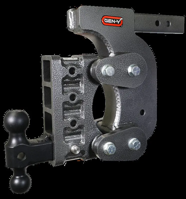 Gen-Y The Boss Torsion-Flex 2In Shank 12.5In Drop 16K Hitch W/Gh-051 Dual-Ball/Stabilizer Kit 1