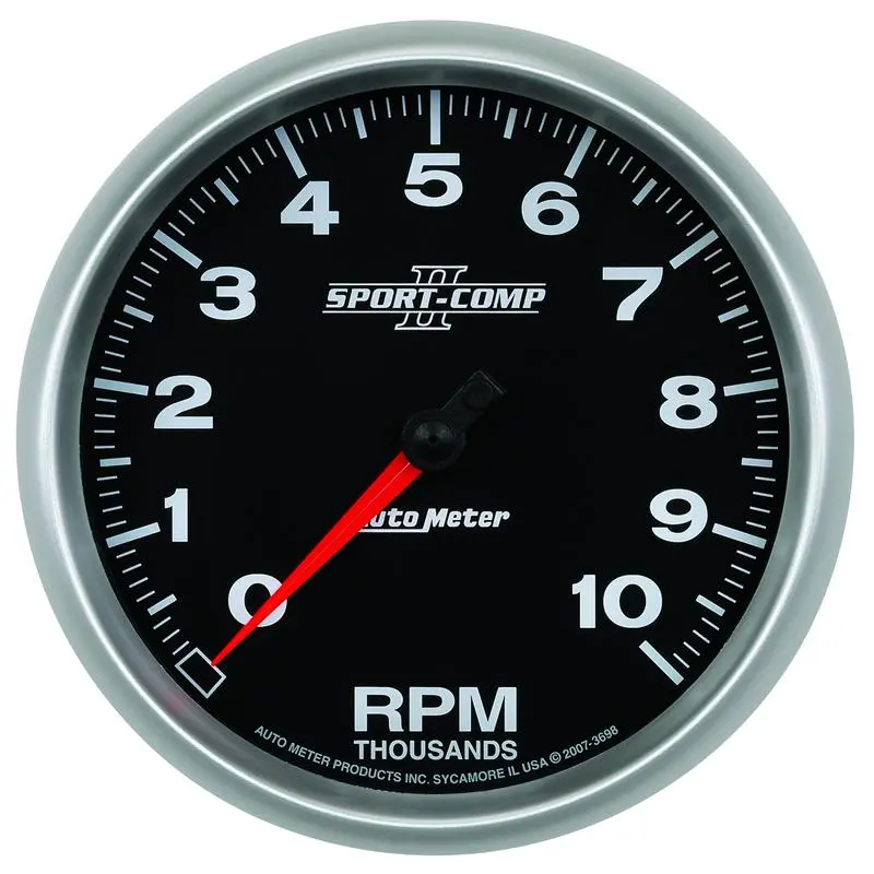 Autometer Sport-Comp Ii 52Mm 100-250 F Short Sweep Electronic Water Temperature Gauge 1