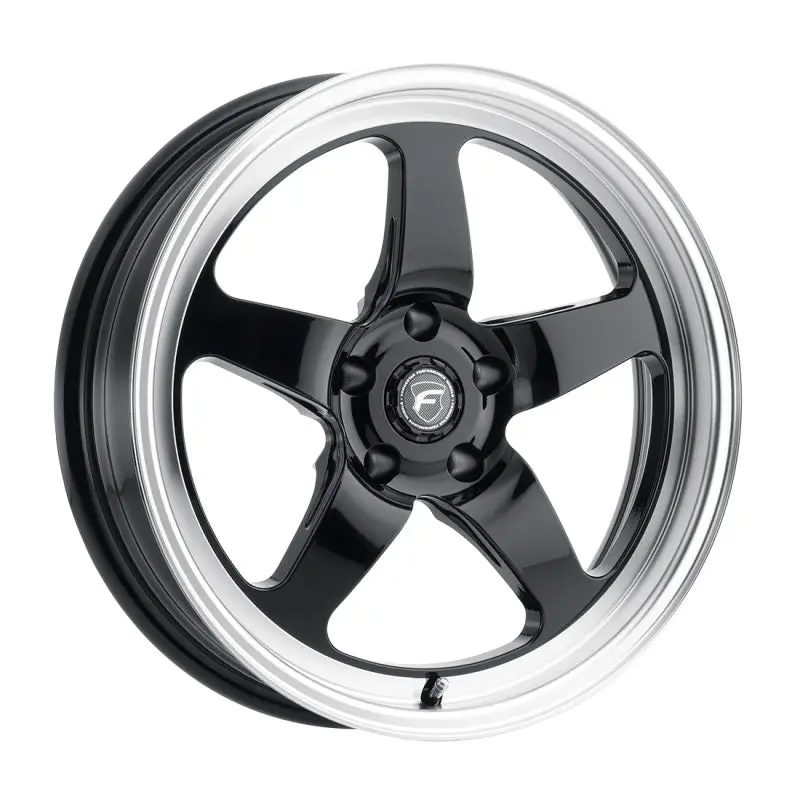 Forgestar D5 Drag 18X9.0 / 5X114.3 Bp / Et22 / 5.9In Bs Gloss Black Wheel 1