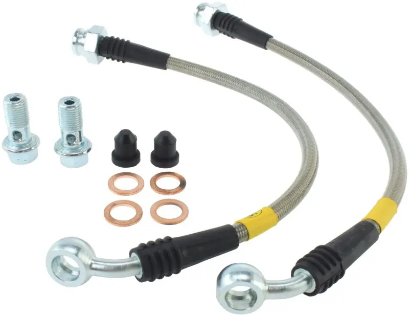 Stoptech 05-13 Nissan Murano Stainless Steel Rear Brake Lines 1