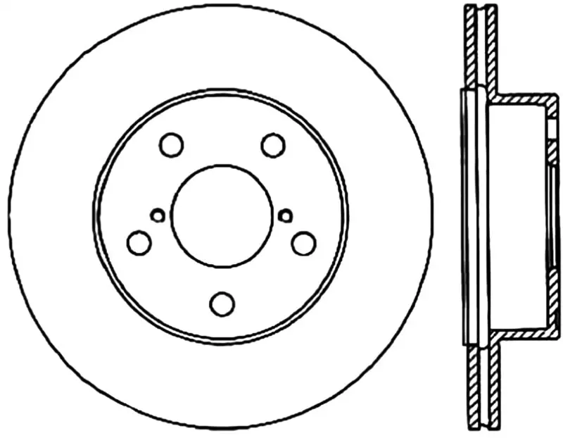 Stoptech Drilled Sport Brake Rotor 1