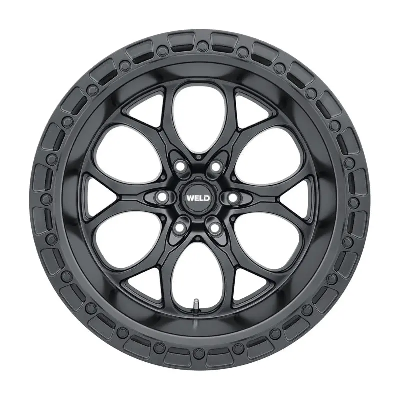 Weld Off-Road W108 20X9 Ledge 6X135 Et20 Bs5.75 Satin Black / Black Ring 87.1 1