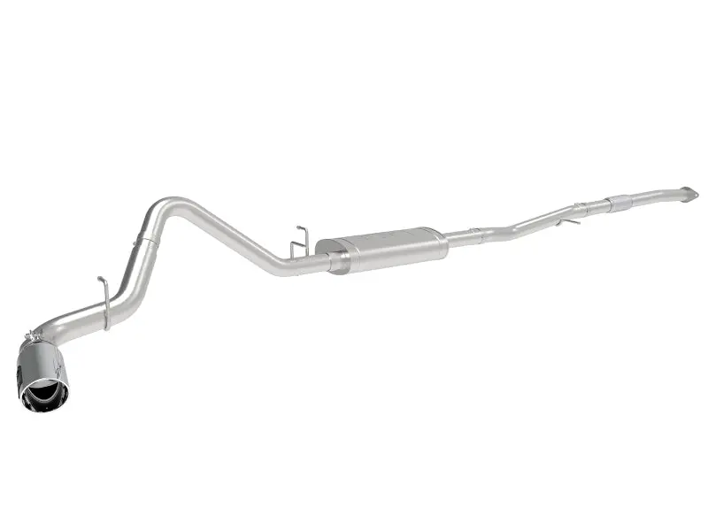 Afe Apollo Gt Series 19-20 Gm 1500 2.7L (T) 409 Ss Cb Exhaust System W/Polished Tip 1
