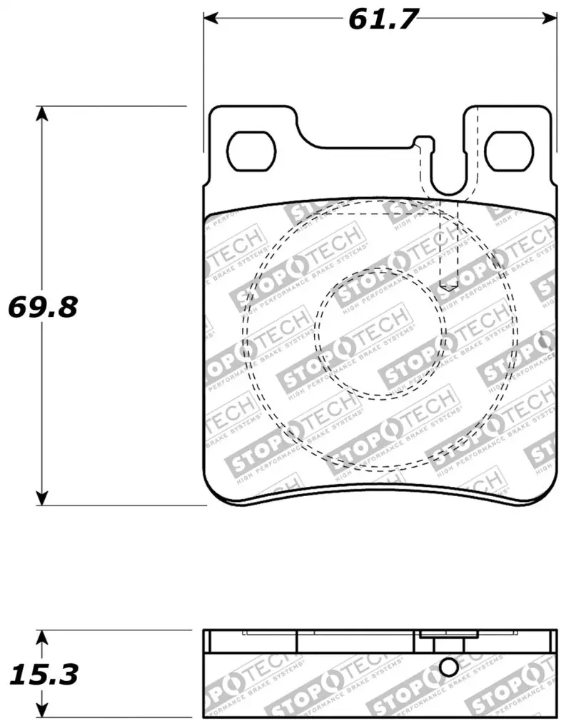 Stoptech Performance Brake Pads 1
