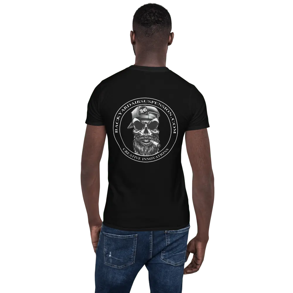 Bas Bearded Skull With Cigar Men's T-Shirt 1