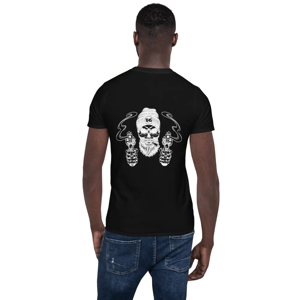 Bas Bearded With Guns Men's T-Shirt 1