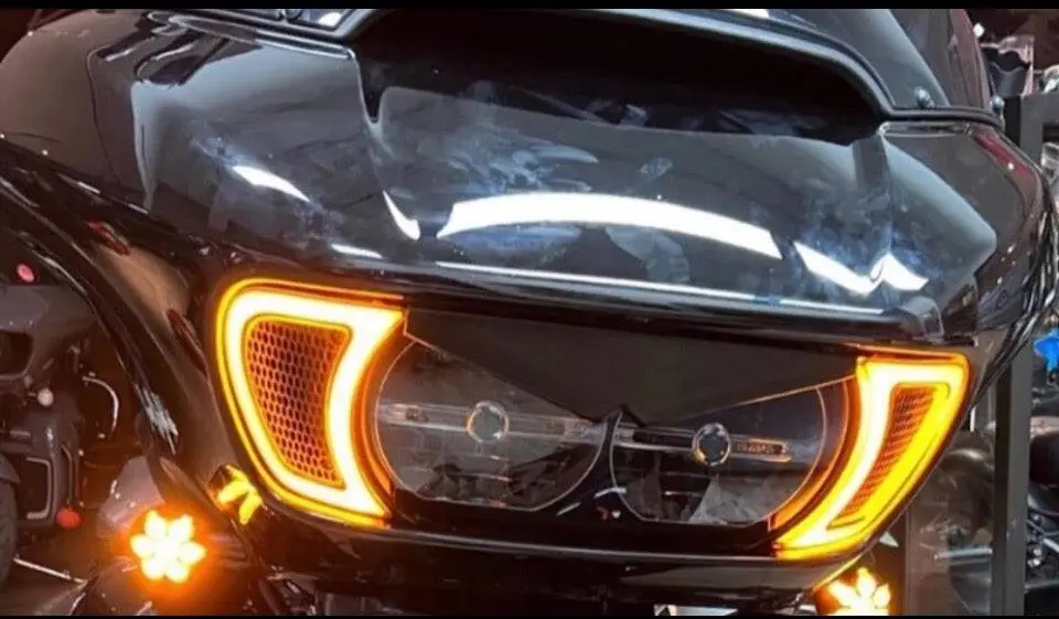 Harley Road Glide Vents Drl/Turn Signal Lights 1