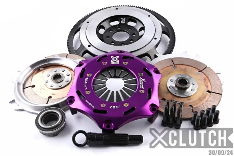 Xclutch 03-05 Dodge Neon Srt-4 2.4L Turbo 7.25In Twin Solid Ceramic Clutch Kit 1