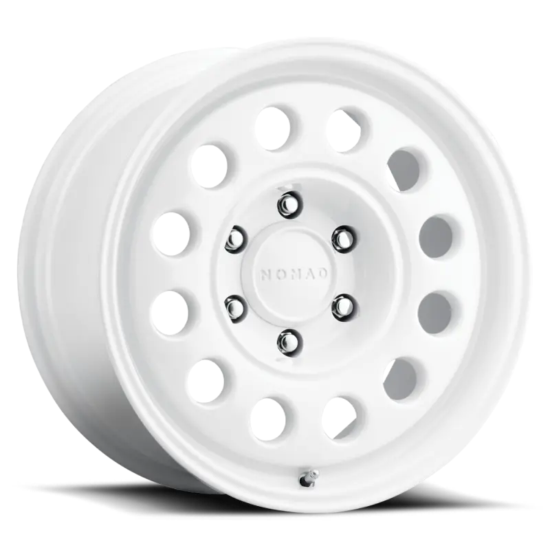 Nomad N501sa Convoy 17X8.5 / 5X150 Bp / 25Mm Offset / 110.3Mm Bore - Gloss White Wheel 1