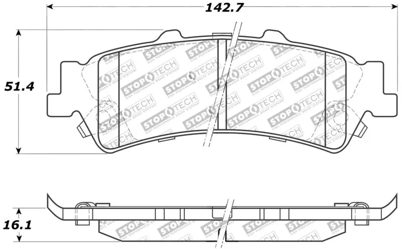 Stoptech Performance Brake Pads 1