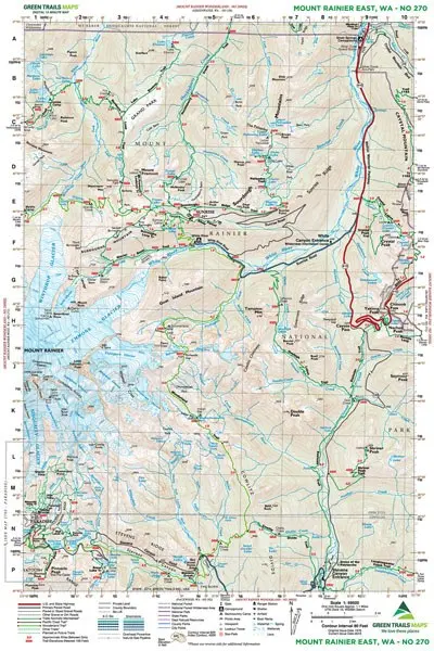 Mt. Rainier East - 270 Map 1