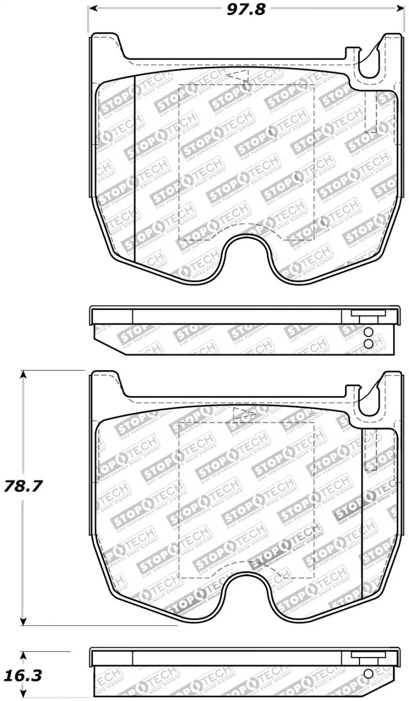 Stoptech Performance Brake Pads 1