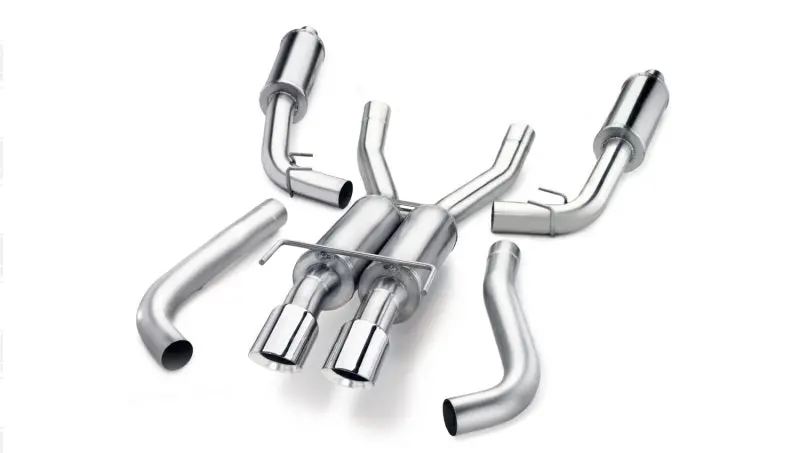 Corsa 1996-2002 Dodge Viper Gts 8.0L V10 Polished Sport Cat-Back Exhaust W/ 2.5In Inlet 1