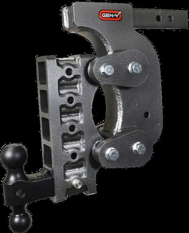Gen-Y The Boss Torsion-Flex 2In Shank 15In Drop 16K Hitch W/Gh-051 Dual-Ball/Stabilizer Kit 1