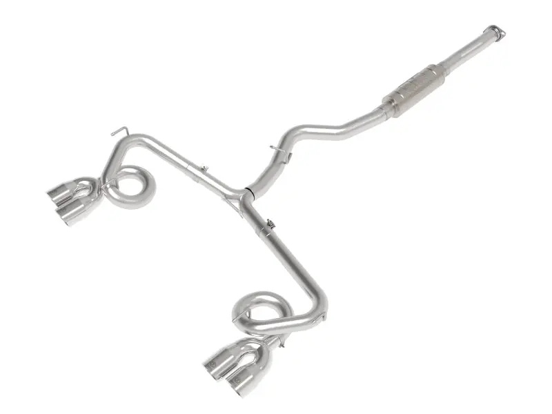 Afe Subaru Wrx/Sti 15-21 H4-2.0/2.5L Takeda 3In To 2-1/2In Stnlss Cat-Back Exhst W/ Polished Tip 1