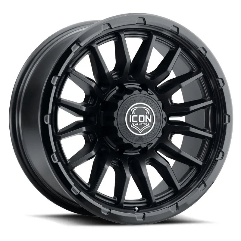 Icon Alloys Cajon 20X9 / 8X180 / 12Mm / 5.5In Bs Double Black Wheel 1