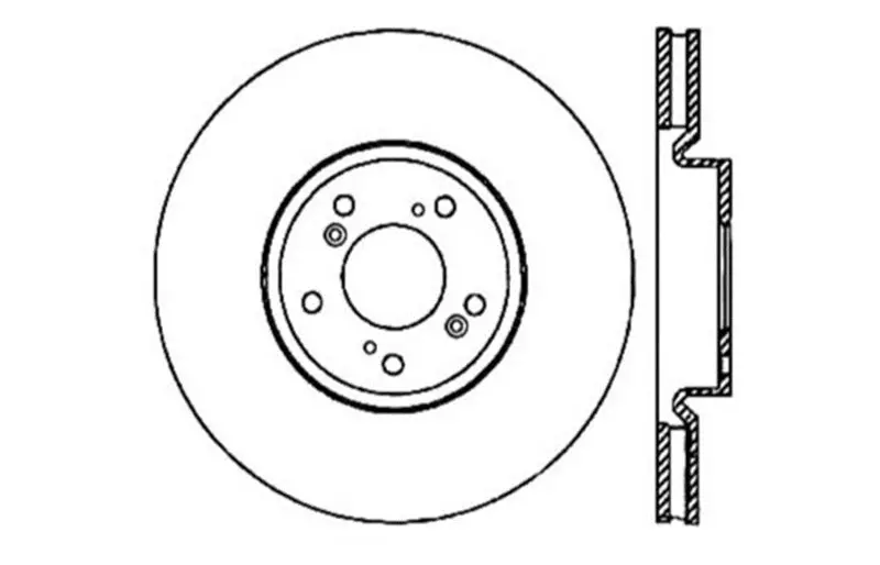 Stoptech Drilled Sport Brake Rotor 1