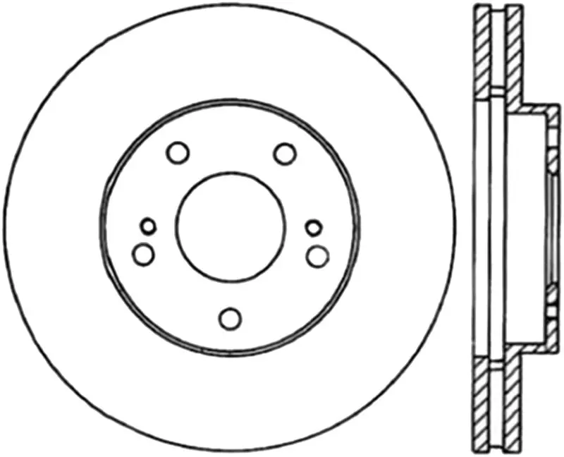 Stoptech Drilled Sport Brake Rotor 1