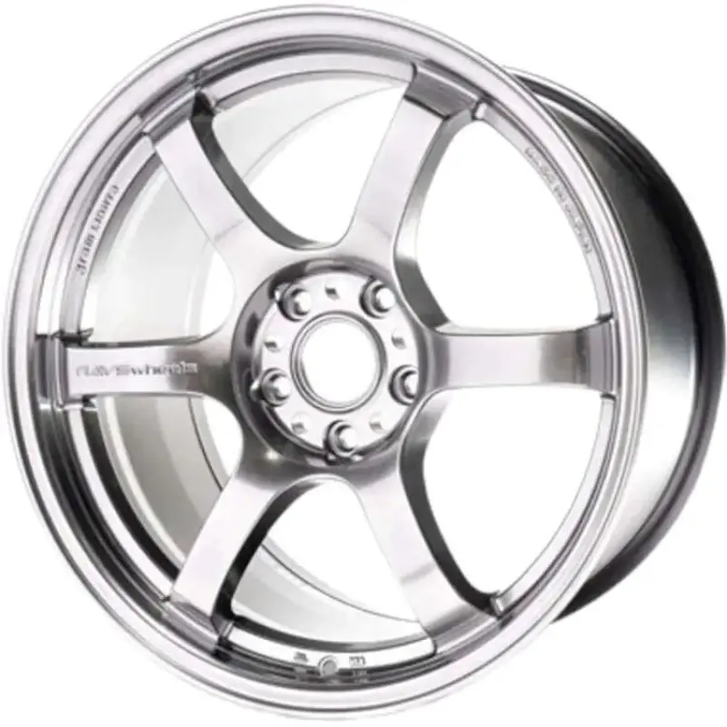 Gram Lights 57Dr 18X9.5 +22 5X114.3 Grace Silver Wheel 1