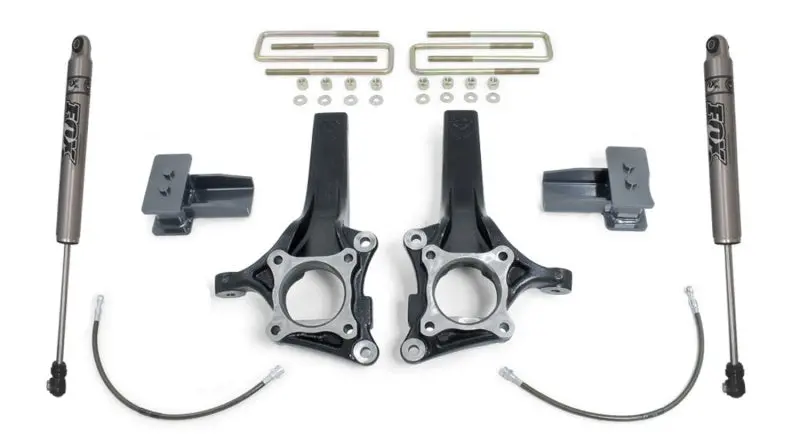Maxtrac 15-18 Ford F-150 2Wd 4.5In/2In Maxpro Elite Spindle Lift Kit W/Fox Shocks 1