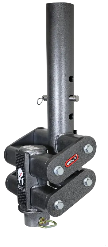 Gen-Y Spartan Torsion-Flex 5In Offset 4In Rd Tube Gooseneck 2-5/16In Coupler Standard Height 1
