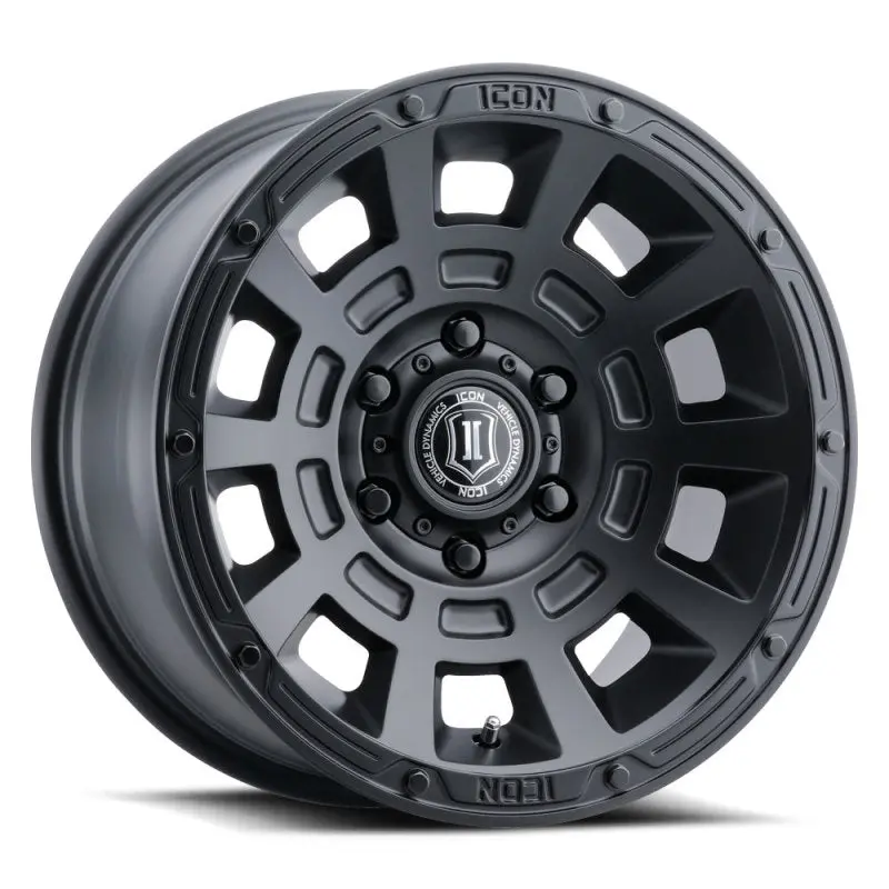 Icon Thrust 17X8.5 5X150 25Mm Offset 5.75In Bs Satin Black Wheel 1