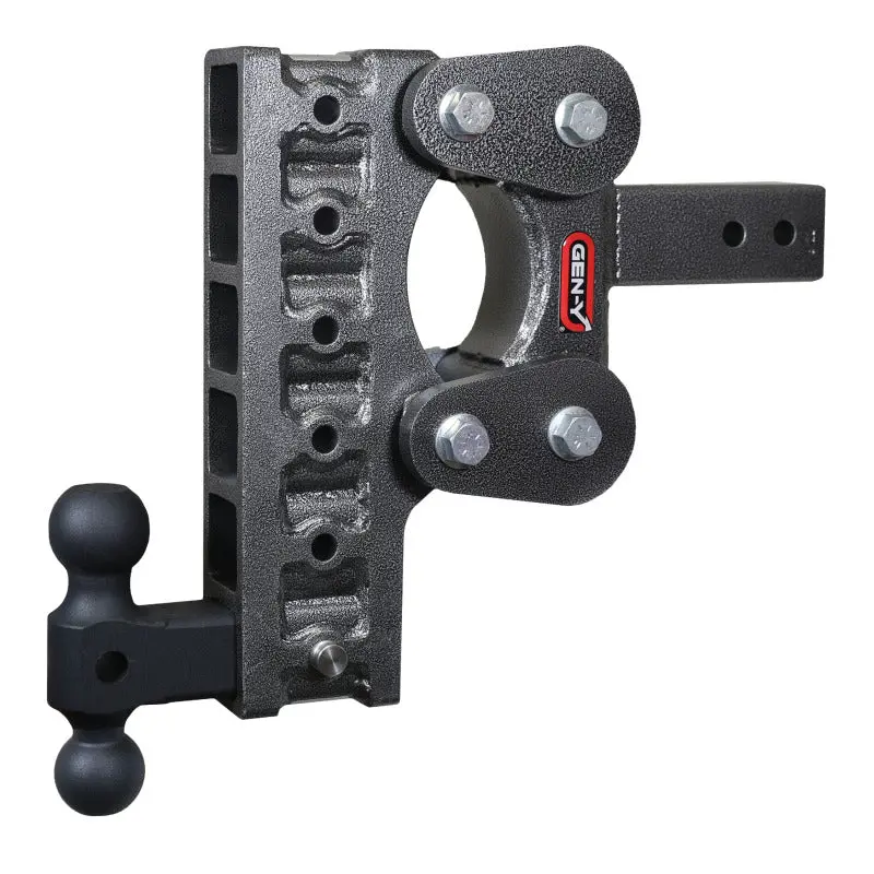 Gen-Y The Boss Torsion-Flex 2.5In Shank 10In Drop 1.1K Tw 10K Hitch W/Gh-031 Dual-Ball 1