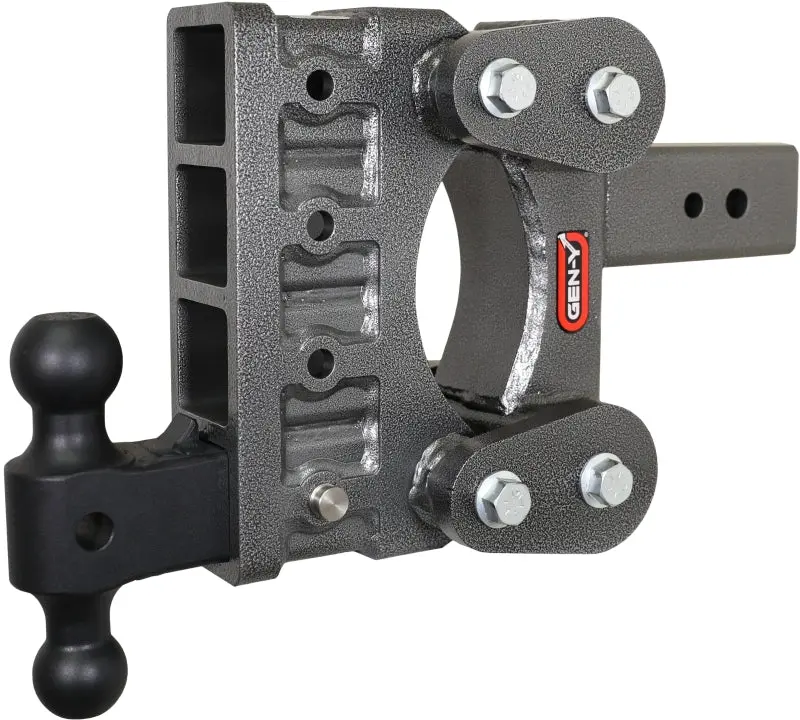 Gen-Y The Boss Torsion-Flex 3In Shank 6In Drop 2.4K Tw 21K Hitch W/Gh-061 Dual-Ball 1