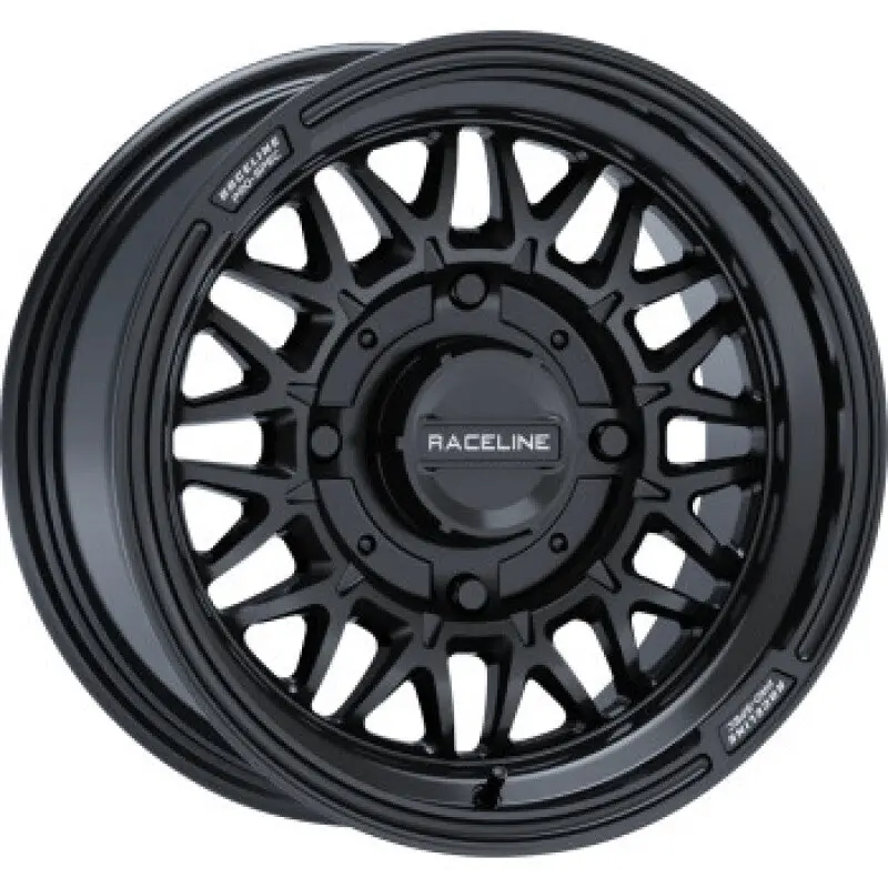 Raceline A13gb Omega 15X10in/4X137 Bp / 0Mm Offset /110.18Mm Bore - Gloss Black Wheel 1