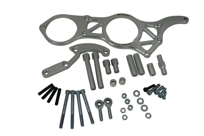 Moroso Chevrolet Big Block Alternator & Vacuum Pump Mount - Meziere Water Pump - 130Mm Alternator 1