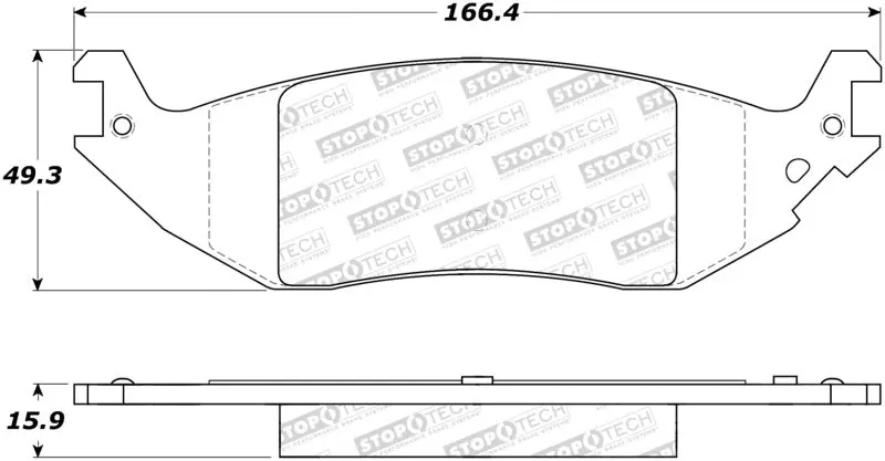 Stoptech Street Brake Pads 1