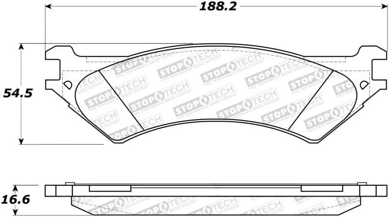 Stoptech Street Brake Pads 1