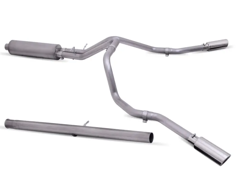 Gibson 19-22 Gmc Sierra 1500 Denali 5.3L 3In/2.5In Cat-Back Dual Extreme Exhaust - Stainless 1