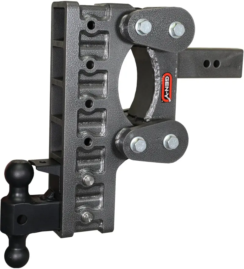 Gen-Y The Boss Torsion-Flex 2.5In Shank 12In Drop 21K Hitch W/Gh-061 Dual-Ball/Gh-062 Pintle Lock 1