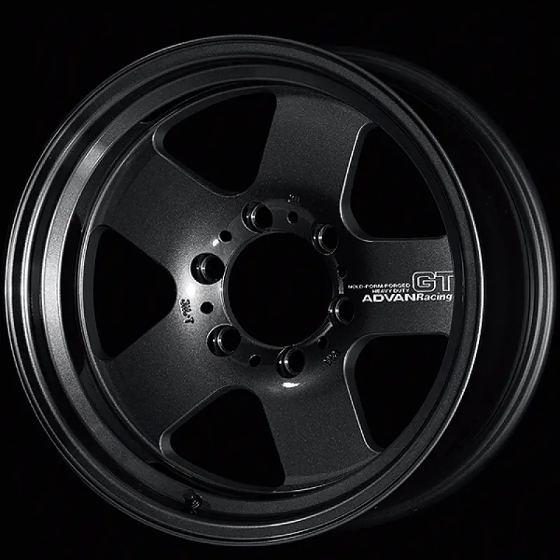 Advan Gt Heavy 17X8.0 +20 6X139.7 Racing Titanium Black Wheel 1
