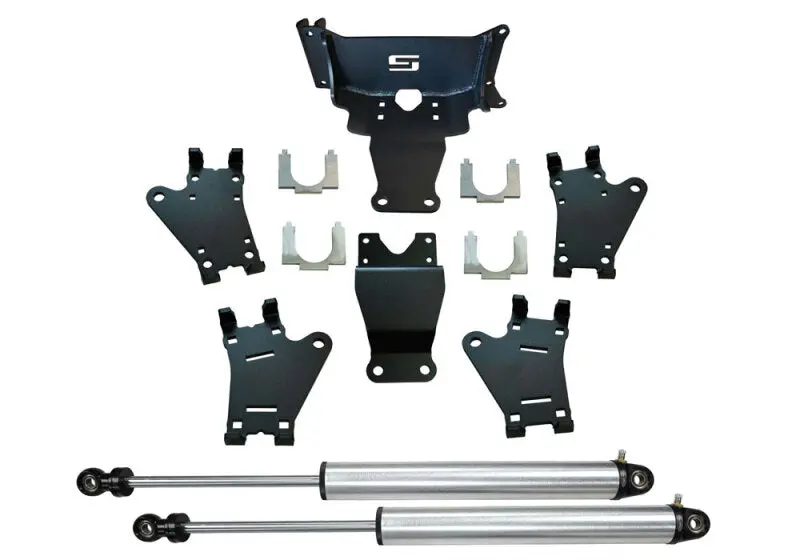 Superlift 17-24 Ford F450/F550 Super Duty 4Wd Dual Steering Stabilizer Kit W/Radflo Cylinders 1