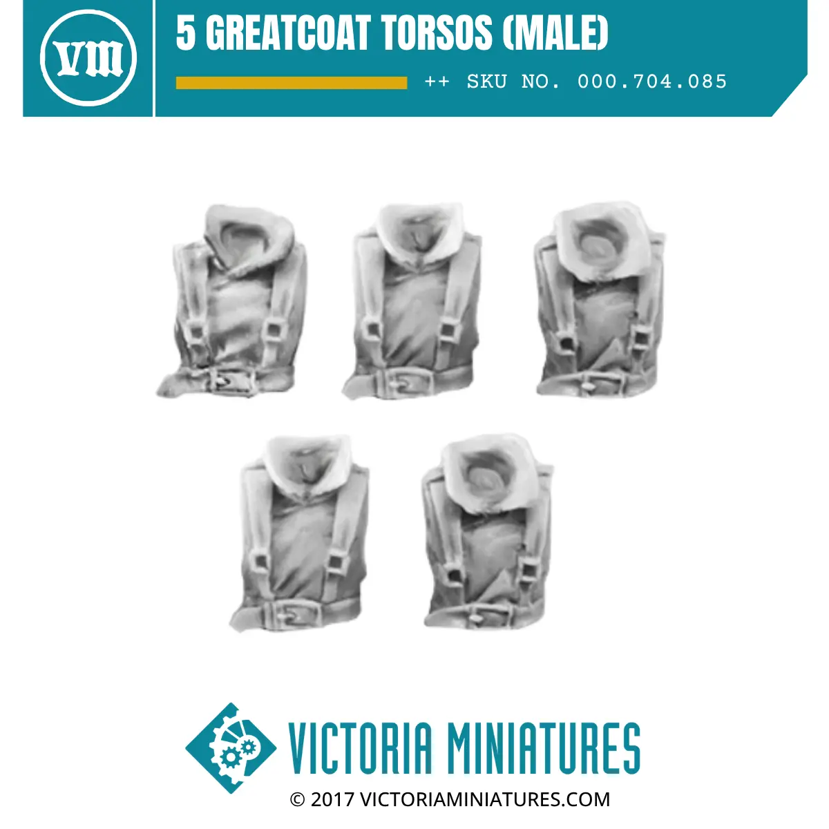5 Greatcoat Torsos (Male) 1