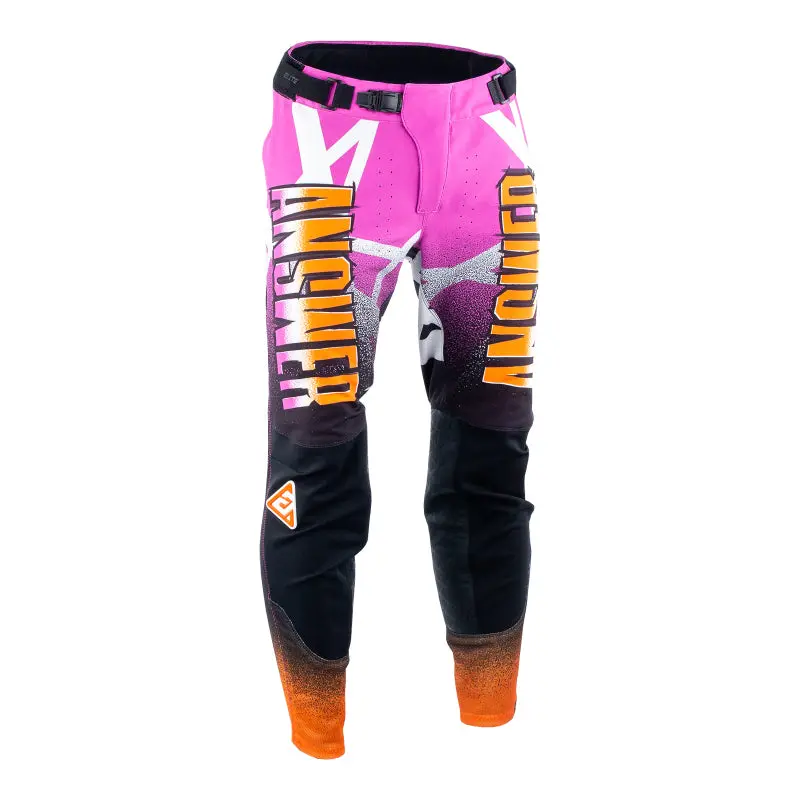 Answer 26 Le Elite Chaos Artifacts Pants 50 Years Purple/Black/Orange Size - 28 1