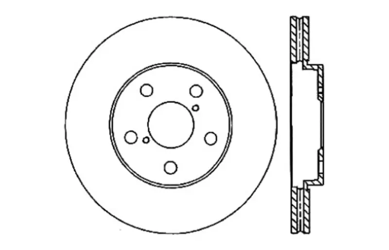 Stoptech Drilled Sport Brake Rotor 1