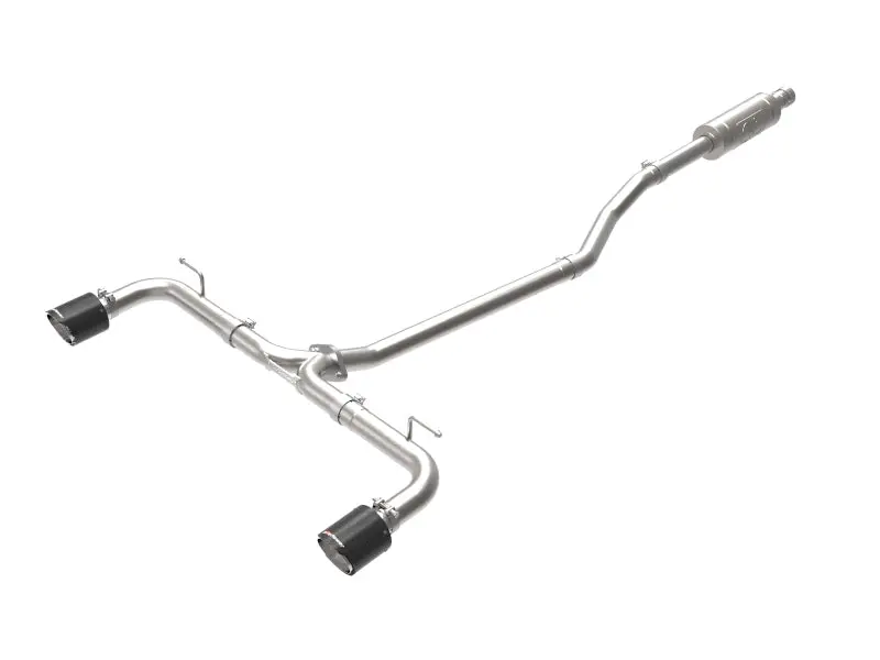 Afe Takeda 2-1/2In 304 Ss Cat-Back Exhaust W/ Carbon Fiber Tips 14-18 Mazda 3 L4 2.0L/2.5L 1