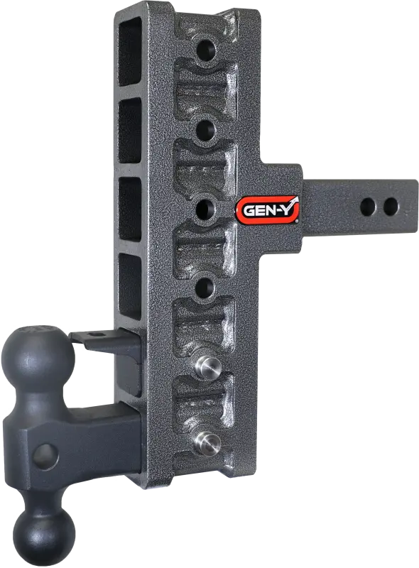 Gen-Y Mega Duty 2In Shank 7.5In Offset Drop 10K Hitch W/Gh-031 Dual-Ball/Gh-032 Pintle Lock 1