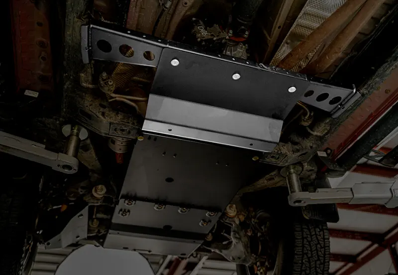Cali Raised 16-23 Toyota Tacoma Transfer Case Skid Plate /Yes Manual Transmission/Steel/Pwdrcoated 1