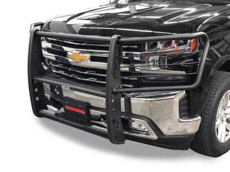 Go Rhino 19-20 Chevrolet Silverado 1500 3000 Extreme Series Stepguard - Textured Black 1