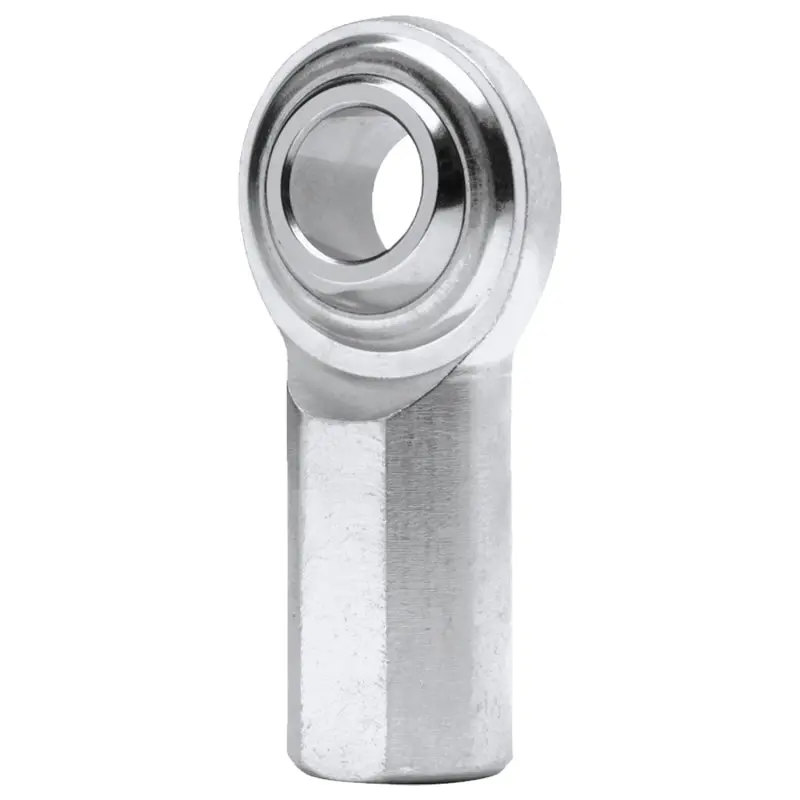 Qa1 G Series 2-Pc Rod End - Female/Left Hand - .19In Bore X 3/16-24 - Stainless Steel W/Ptfe 1