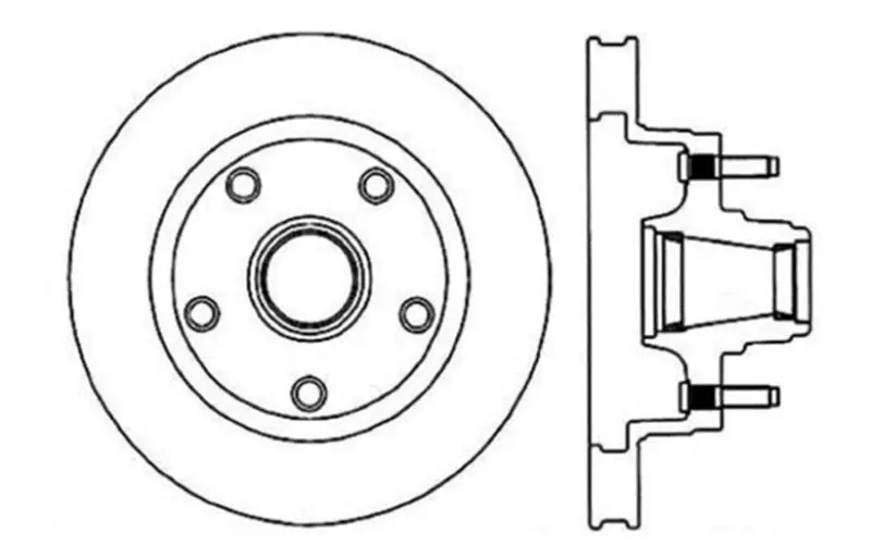 Stoptech Slotted & Drilled Sport Brake Rotor 1