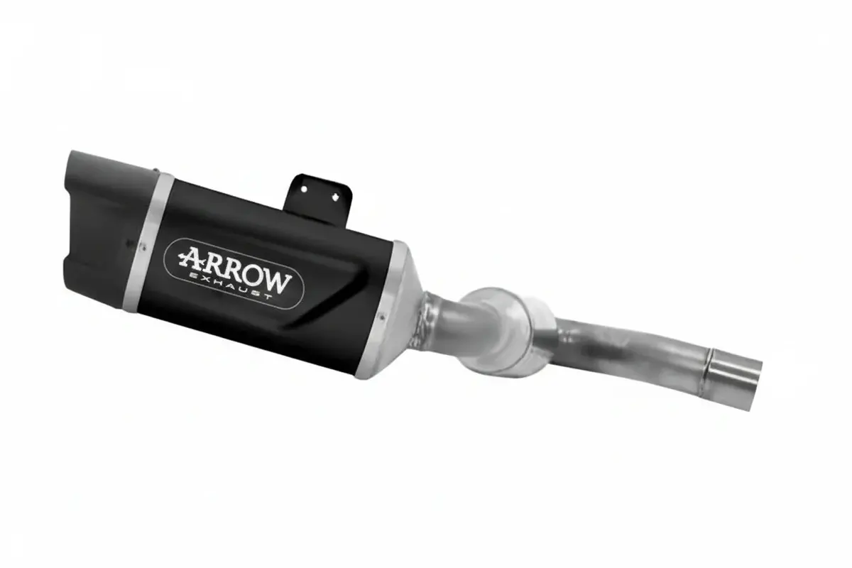Bmw F900r E5+ 2025 Indy Race Evo Aluminium Dark Exhaust - 77502Akn 1